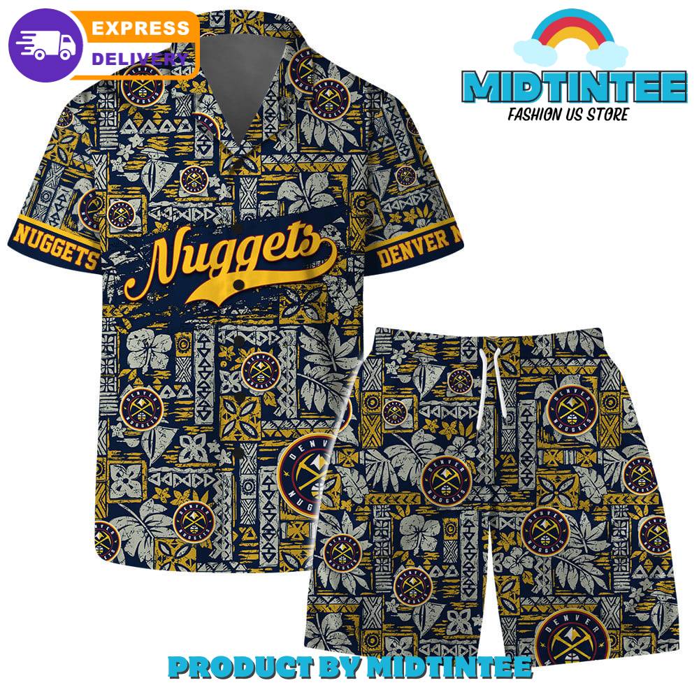 Denver Nuggets Team Pattern Classic Combo Hawaiian Set 30Uf092781 – Utopia Fashion