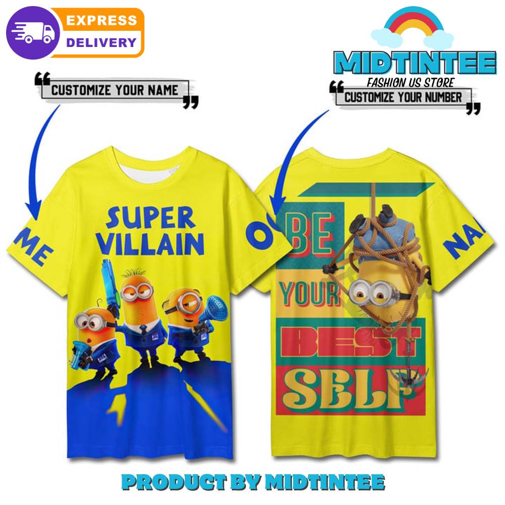 Despicable Me Super Villain Custom Name Shirt 30Uf094687 – Utopia Fashion