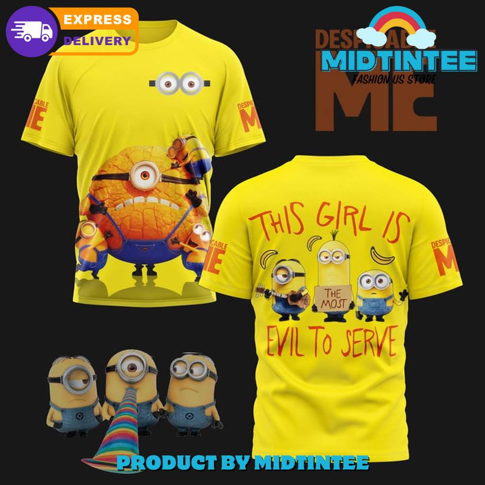 Despicable Me This Girl Is Evil To Serve Shirt 30Uf094688 – Utopia Fashion