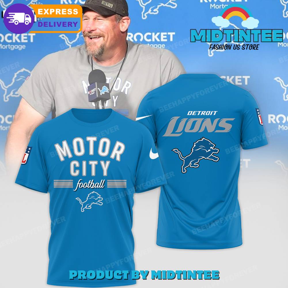 Detroit Lions Motor City Football Blue Shirt 30Uf094691 – Utopia Fashion