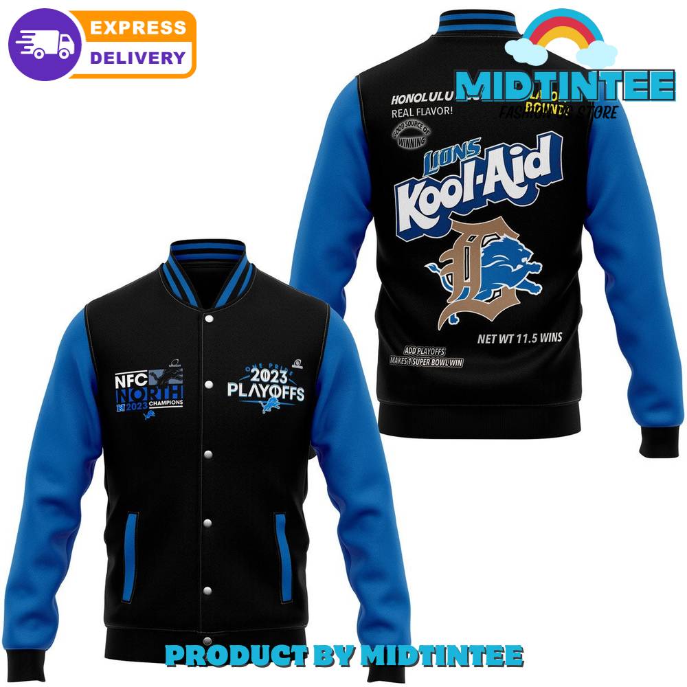 Detroit Lions Nfc North Division Champions Baseball Jacket 30Uf092155 – Utopia Fashion