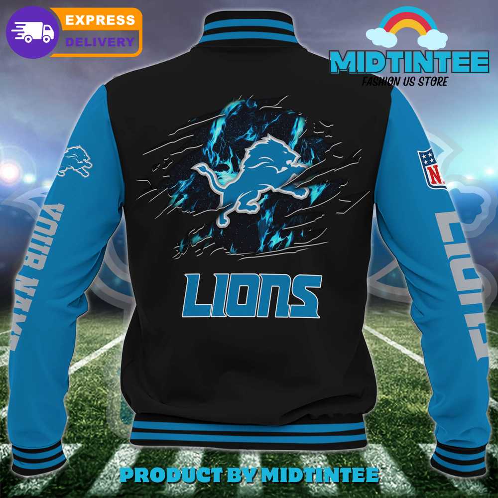 Detroit Lions Nfl Custom Name Baseball Jacket Sport 30Uf092159 – Utopia Fashion