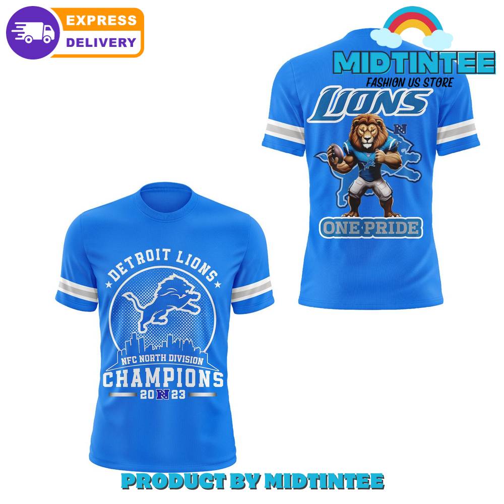 Detroit Lions One Pride Champions Blue T-Shirt 30Uf094698 – Utopia Fashion