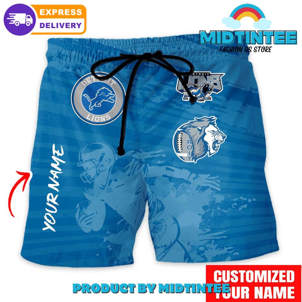 Detroit Lions Personalized Combo Hawaiian Shirt And Short 30Uf092786 – Utopia Fashion