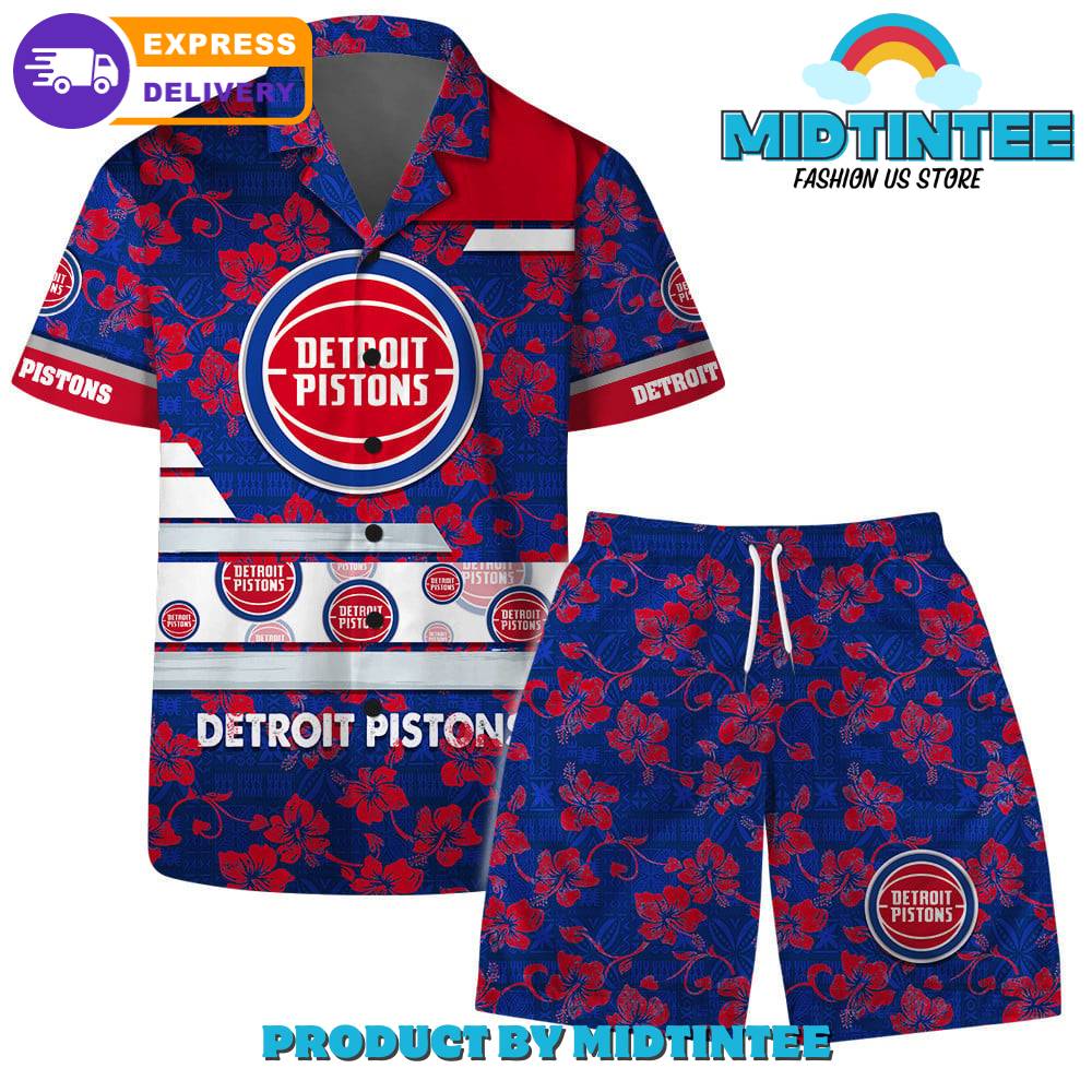 Detroit Pistons Team Pattern Vintage Aloha Combo Hawaiian Set 30Uf092790 – Utopia Fashion