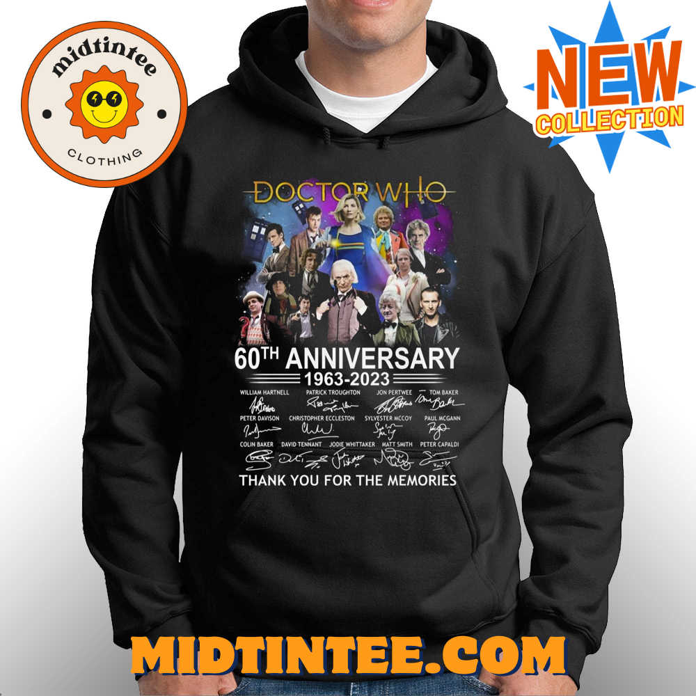 Doctor Who 60Th Anniversary – Signature Thank You For The Memories T-Shirt 30Uf093780 – Utopia Fashion