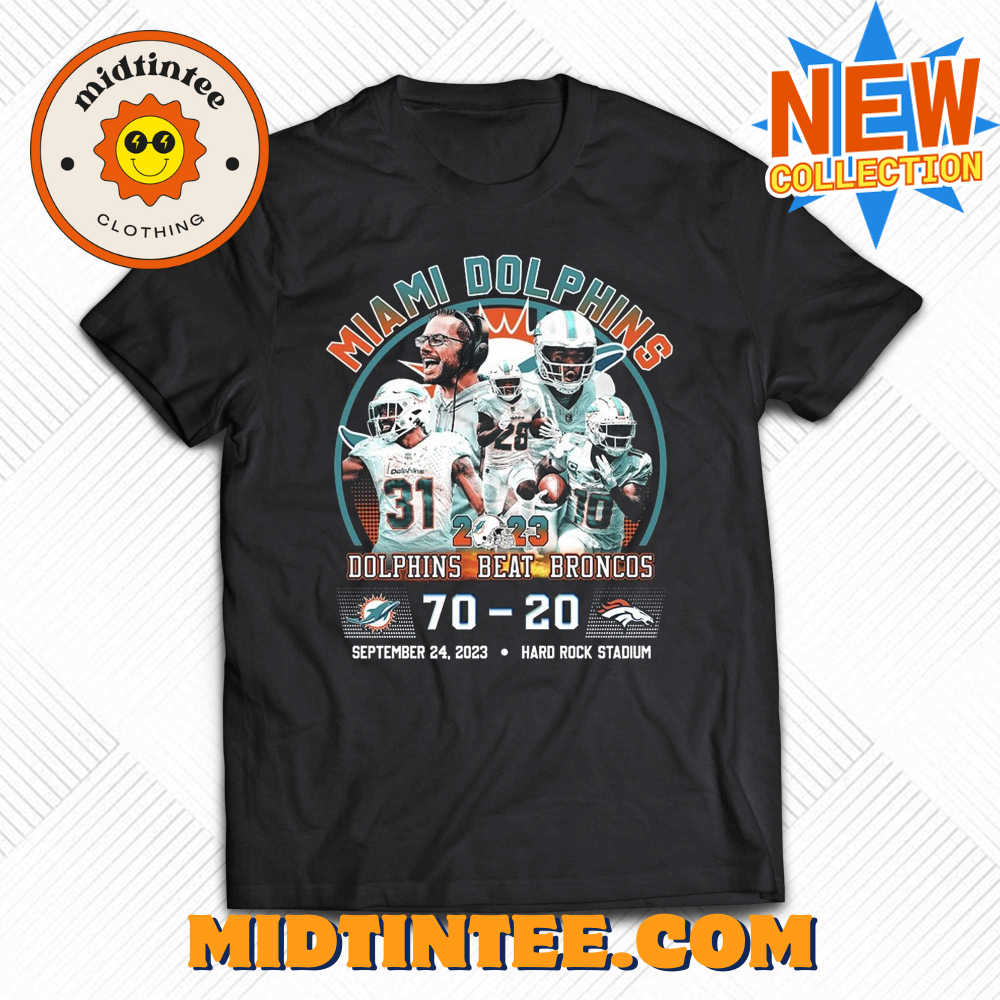 Dolphins Beat Broncos T-Shirt 30Uf093791 – Utopia Fashion