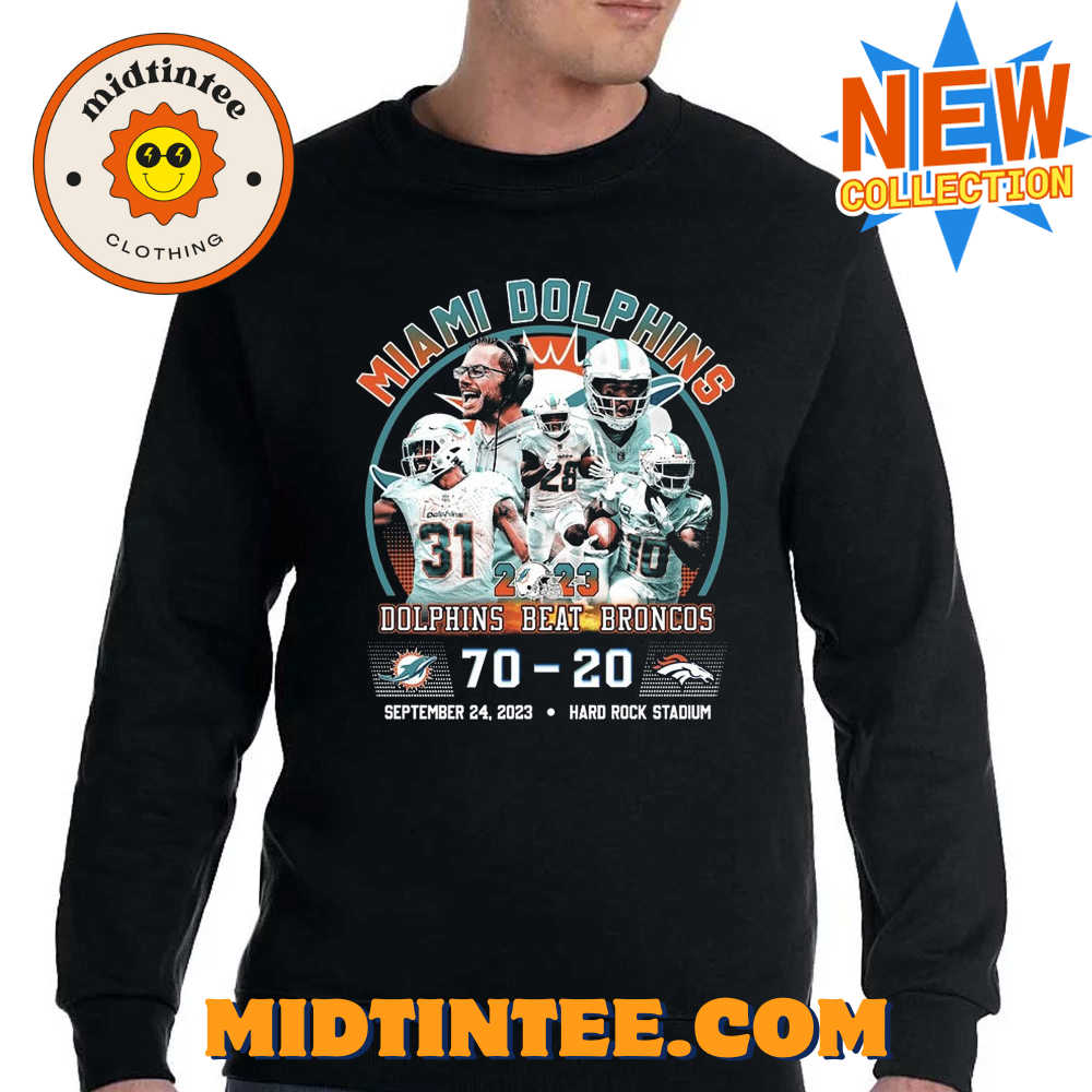 Dolphins Beat Broncos T-Shirt 30Uf093791 – Utopia Fashion