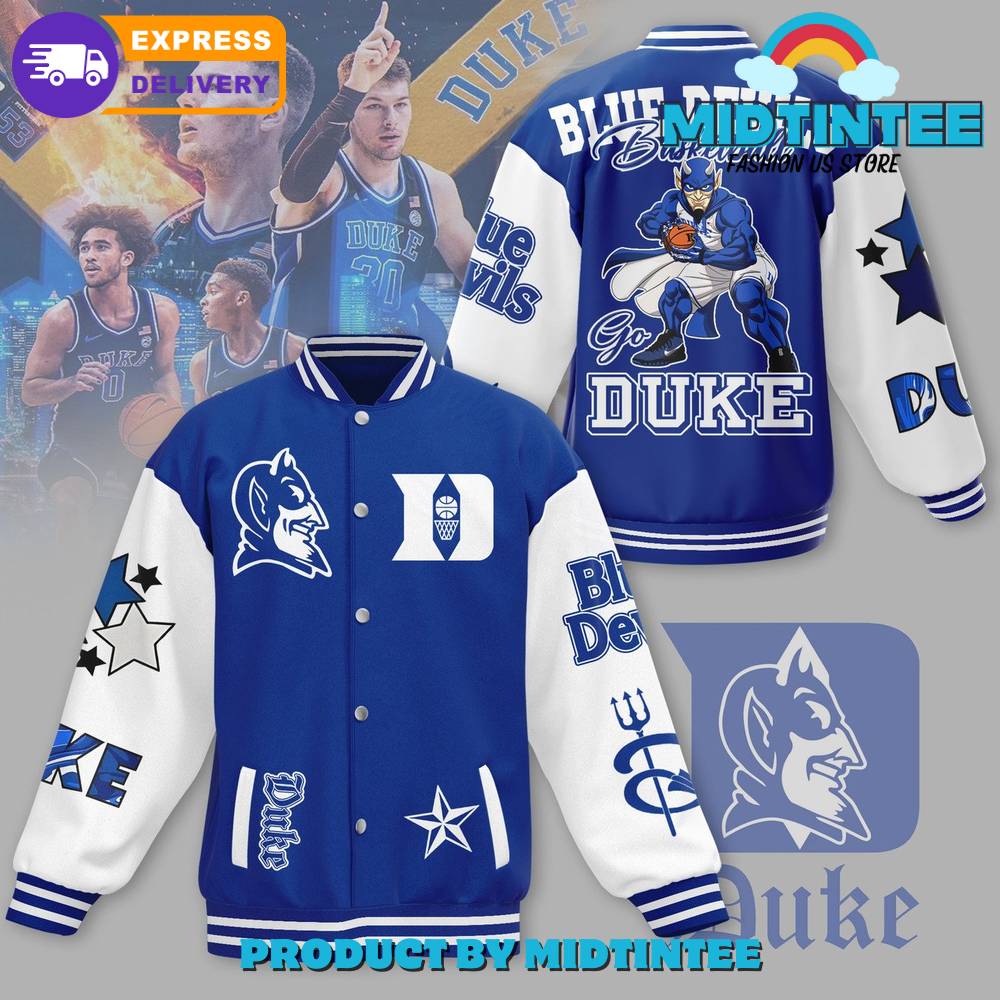 Duke Blue Devils Blue Baseball Jacket 30Uf092167 – Utopia Fashion