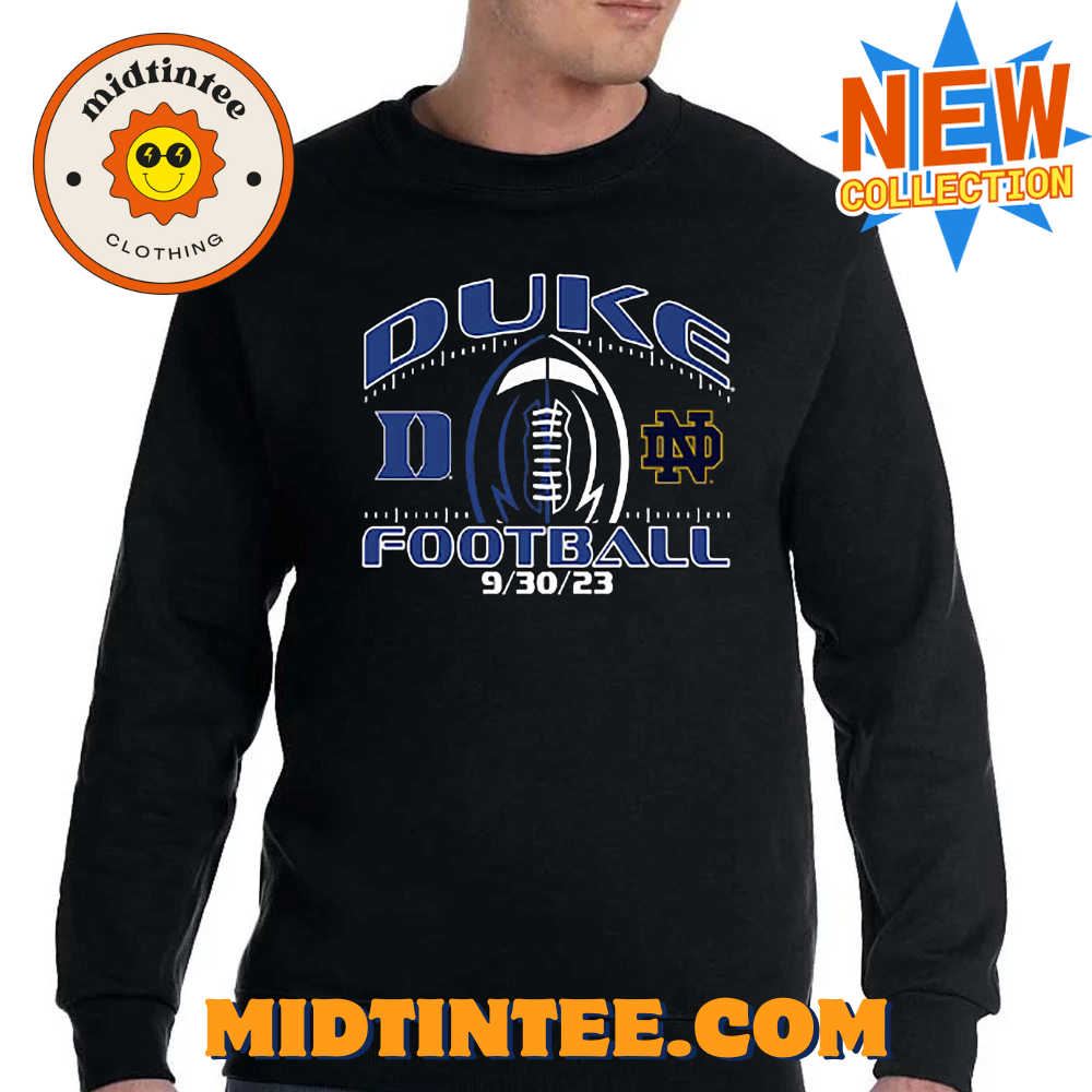 Duke Blue Devils Vs Notre Dame Fighting Irish Football Matchup T-Shirt 30Uf093810 – Utopia Fashion