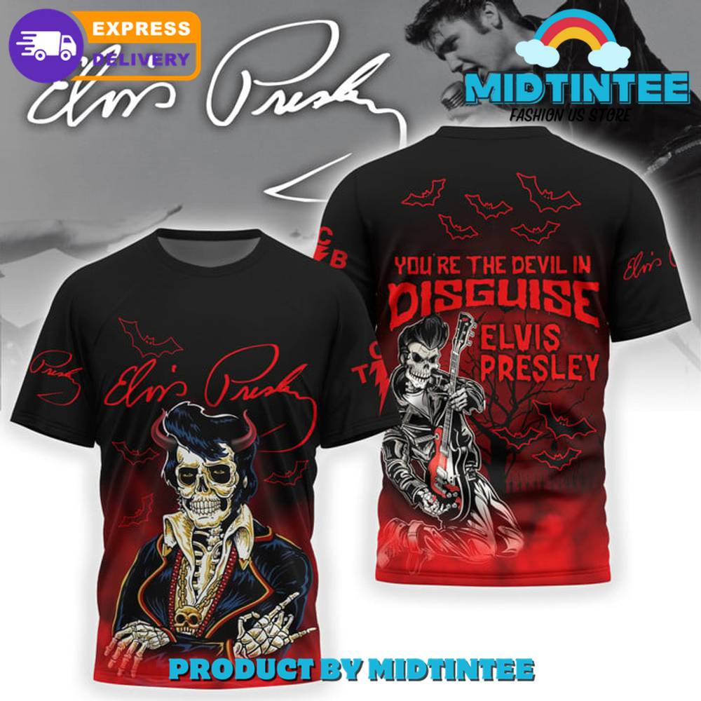 Elvis Presley You’Re The Devil In Disguise Shirt 30Uf094719 – Utopia Fashion