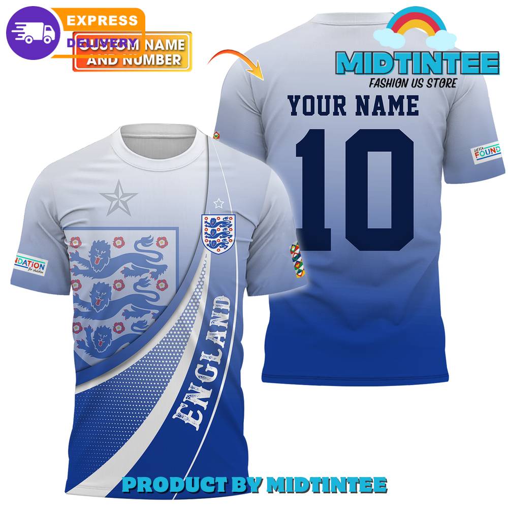 England Euro Football Custom Name Shirt 30Uf094734 – Utopia Fashion