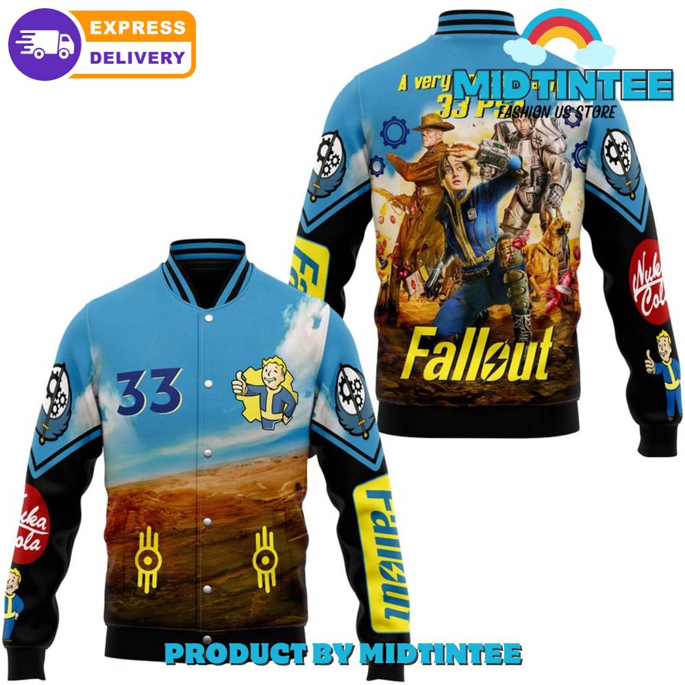 Fallout A Very Special Vault Psa Baseball Jacket 30Uf092174 – Utopia Fashion