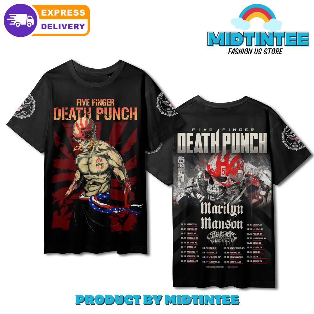 Five Finger Death Punch Band Shirt 30Uf094750 – Utopia Fashion