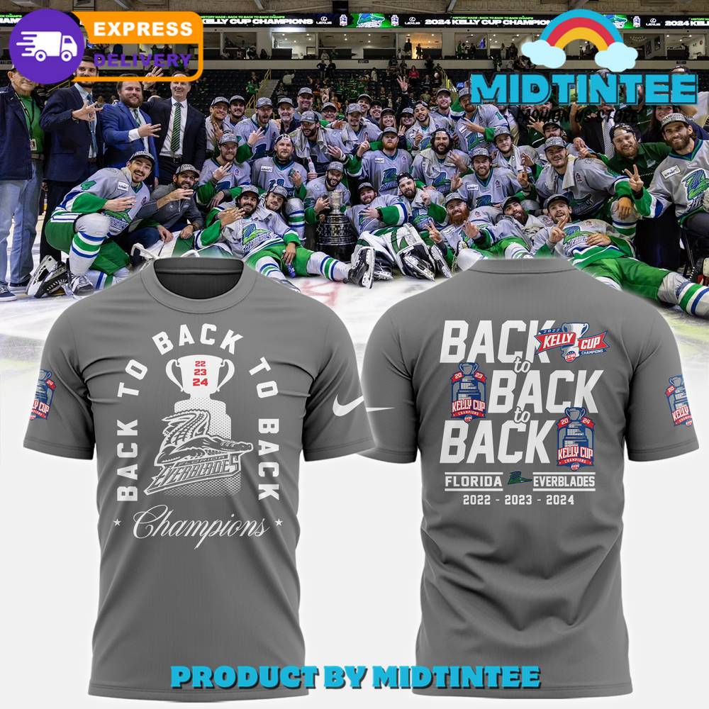 Florida Everblades Back To Back Champions Shirt 30Uf094753 – Utopia Fashion