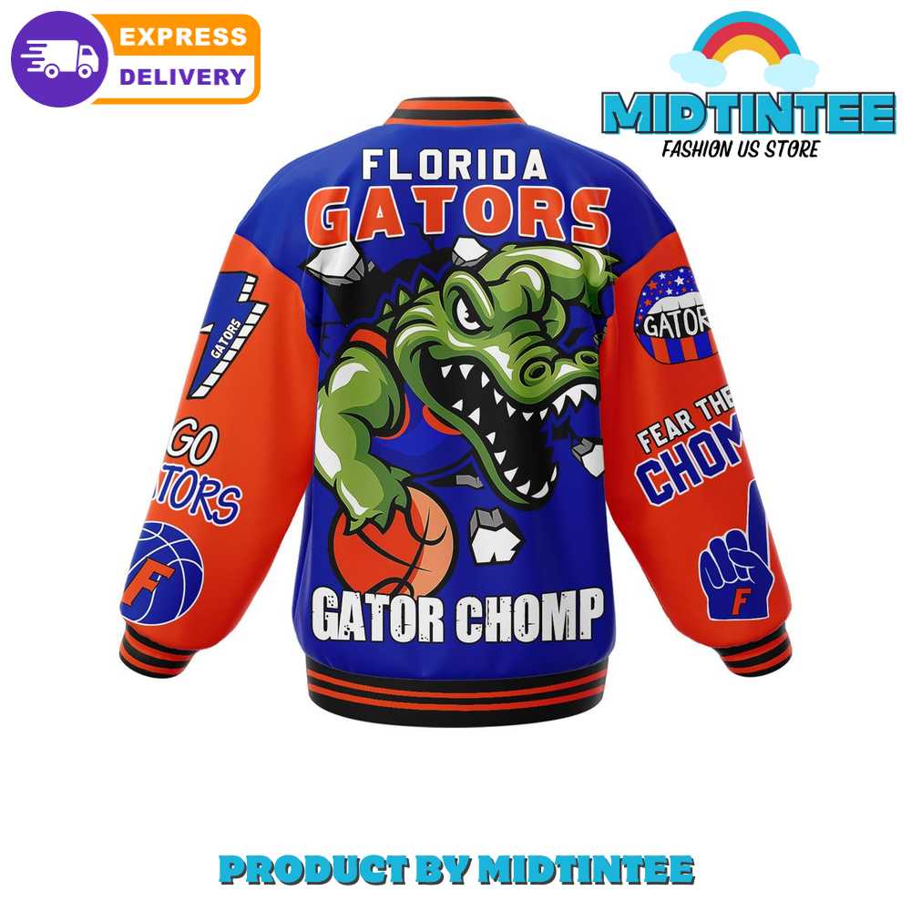 Florida Gators Gator Chomp Baseball Jacket 30Uf092180 – Utopia Fashion