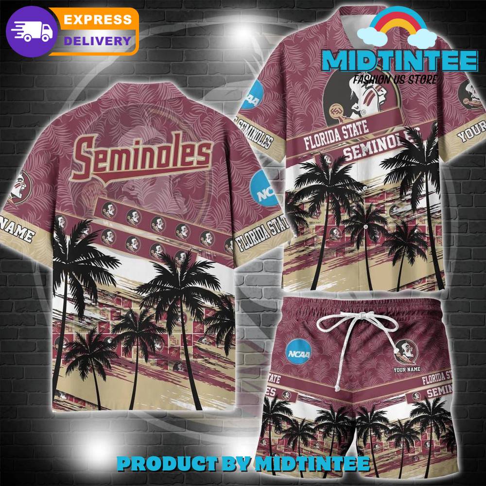 Florida State Seminoles Ncaa Pattern Personalized Hawaiian Set 30Uf092822 – Utopia Fashion