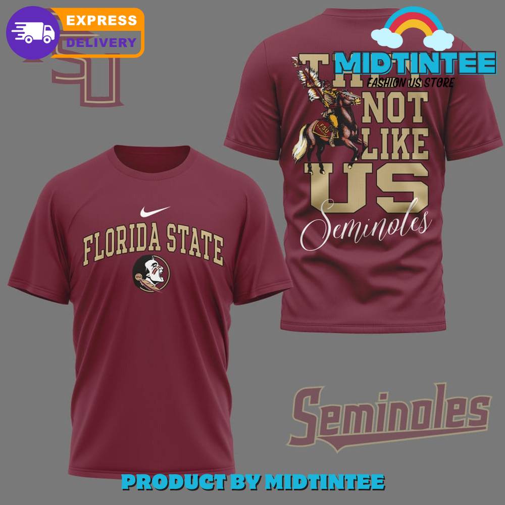 Florida State Seminoles They Not Like Us Garnet Shirt 30Uf094771 – Utopia Fashion