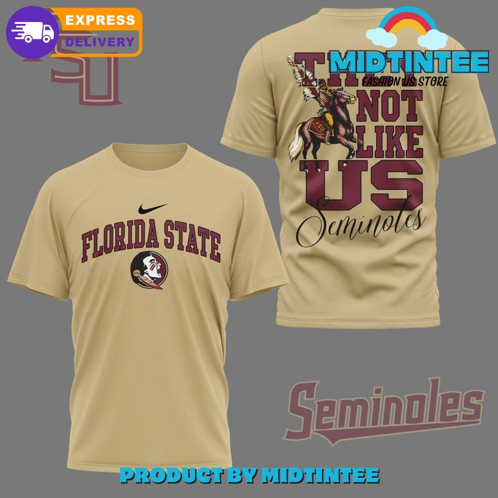 Florida State Seminoles They Not Like Us Gold Shirt 30Uf094772 – Utopia Fashion