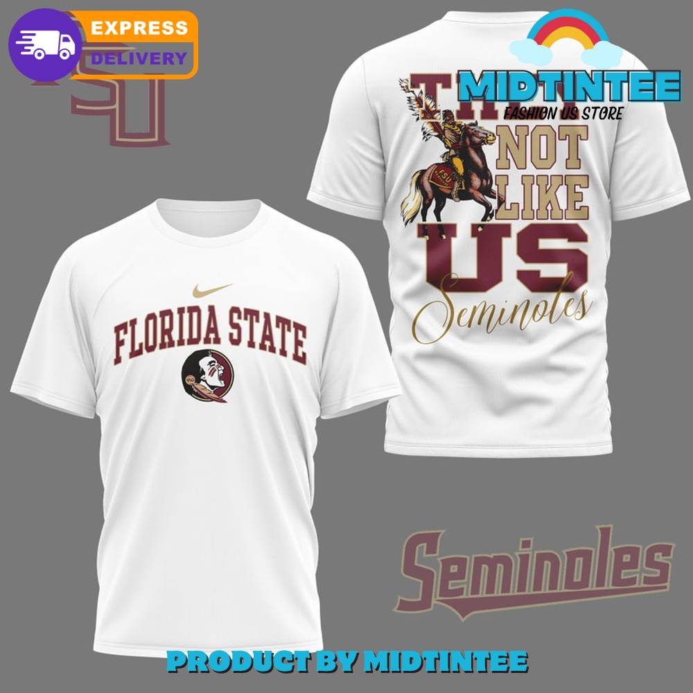 Florida State Seminoles They Not Like Us White Shirt 30Uf094773 – Utopia Fashion