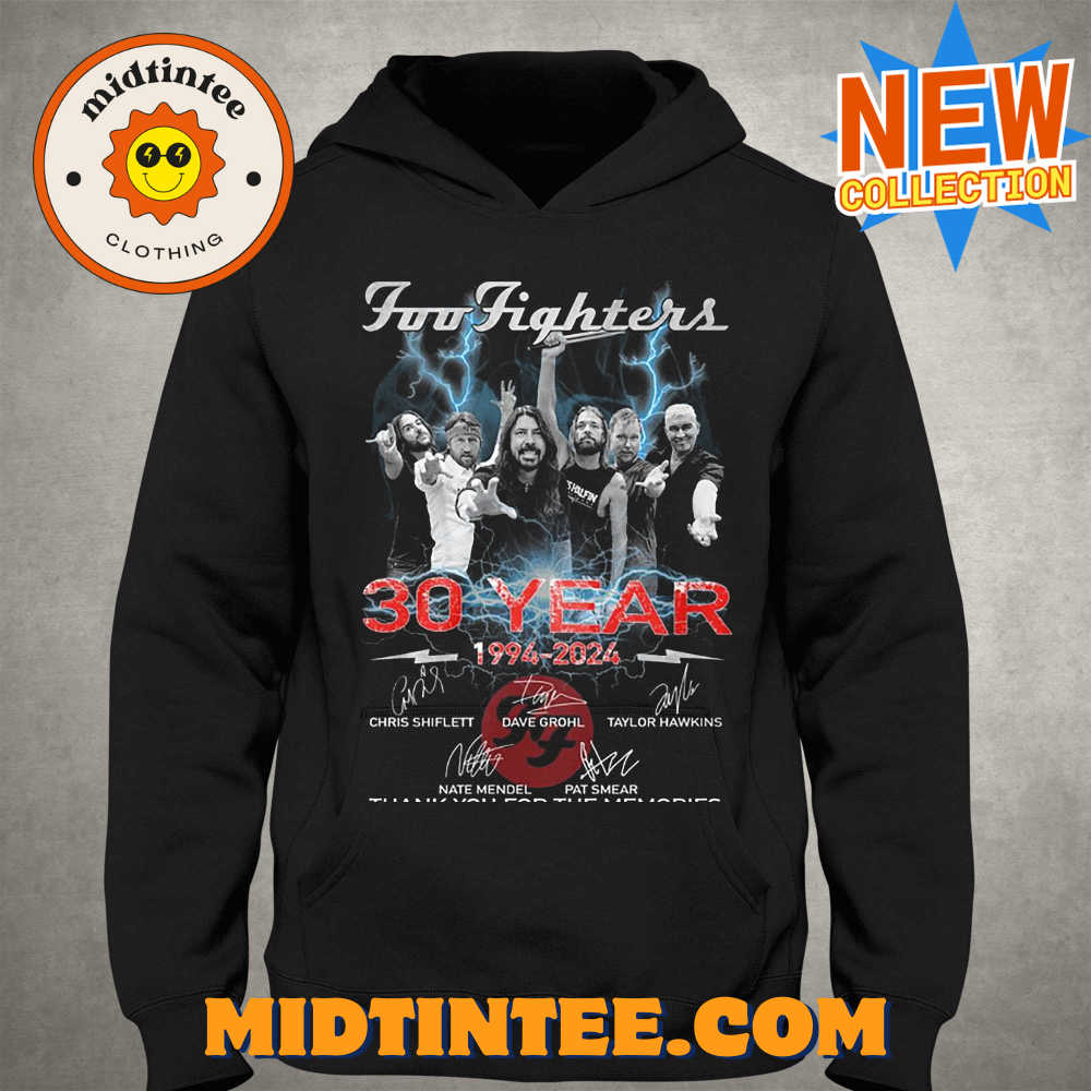 Foo Fighters Years 1994-2024 Thank You For The Memoriea Unisex T-Shirt 30Uf093849 – Utopia Fashion