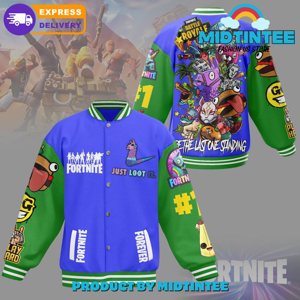 Fortnite Just Loot It Baseball Jacket 30Uf092183 – Utopia Fashion