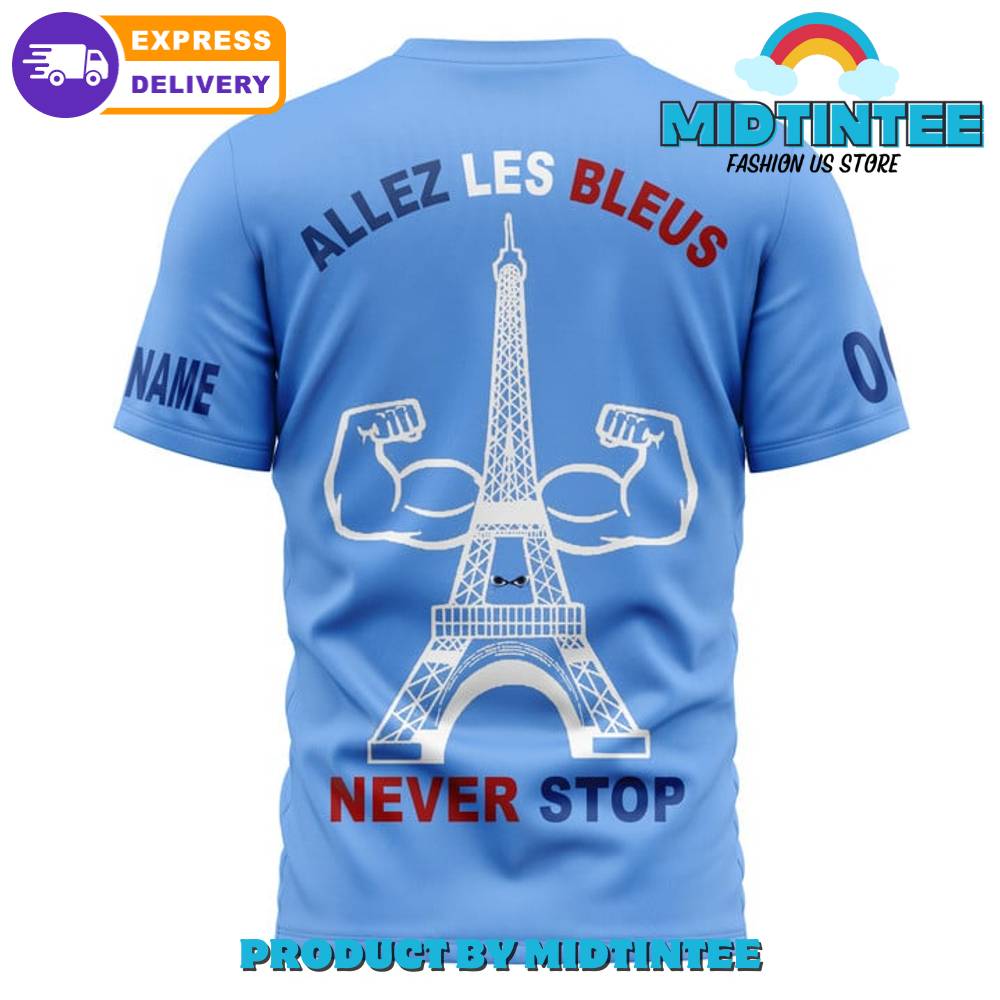 France Allez Les Bleus Never Stop Customized Shirt 30Uf094777 – Utopia Fashion