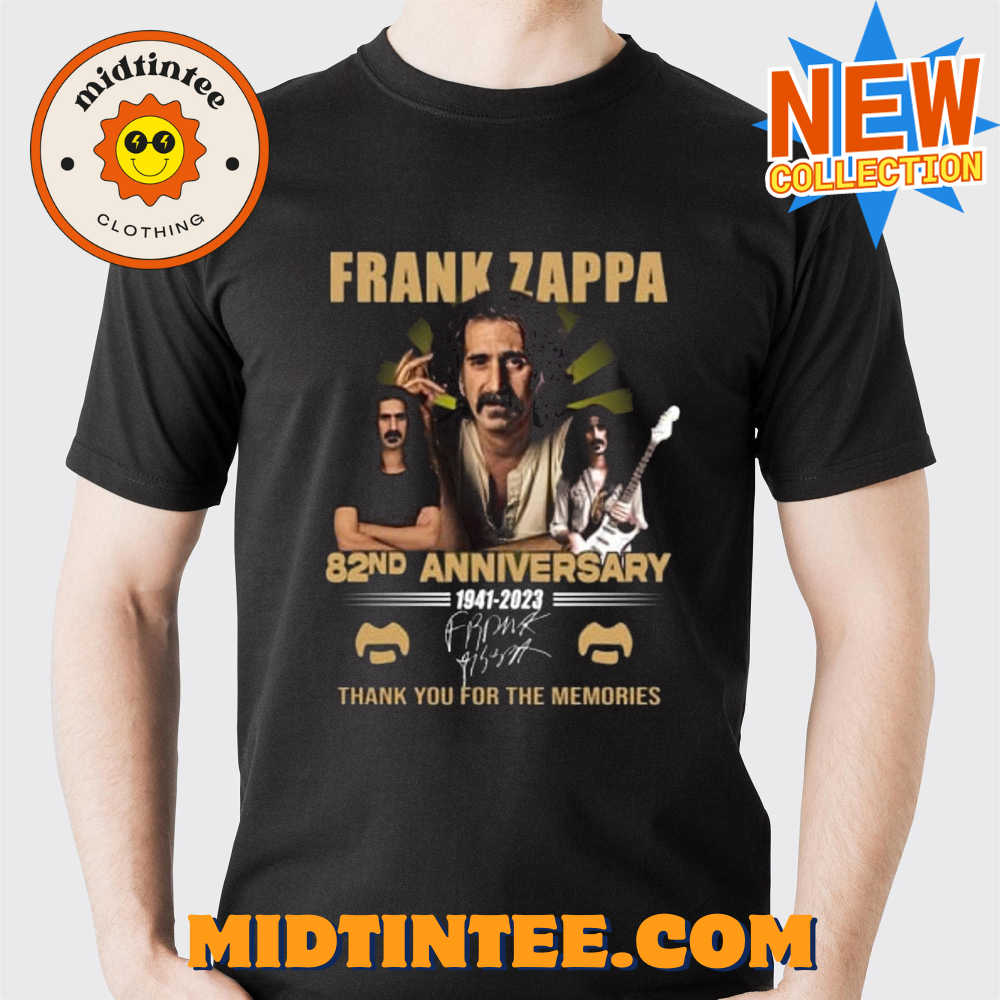 Frank Zappa 82Nd Anniversary – Thank You For The Memories T-Shirt 30Uf093858 – Utopia Fashion