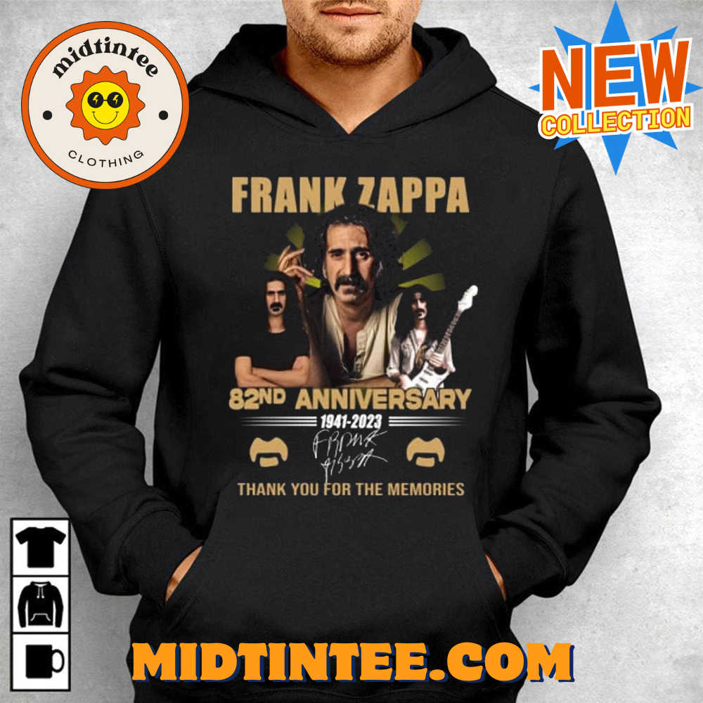 Frank Zappa 82Nd Anniversary – Thank You For The Memories T-Shirt 30Uf093858 – Utopia Fashion