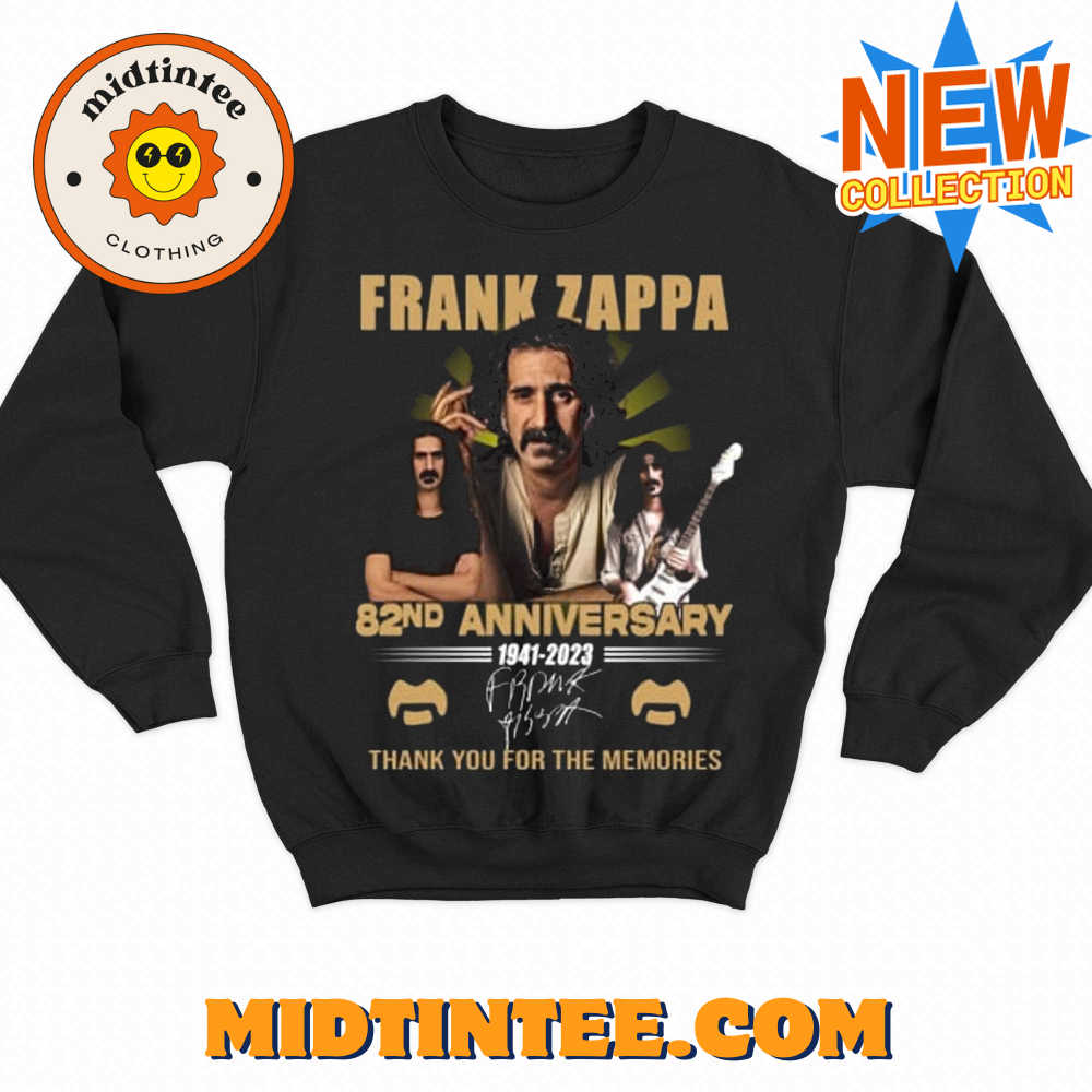 Frank Zappa 82Nd Anniversary – Thank You For The Memories T-Shirt 30Uf093858 – Utopia Fashion