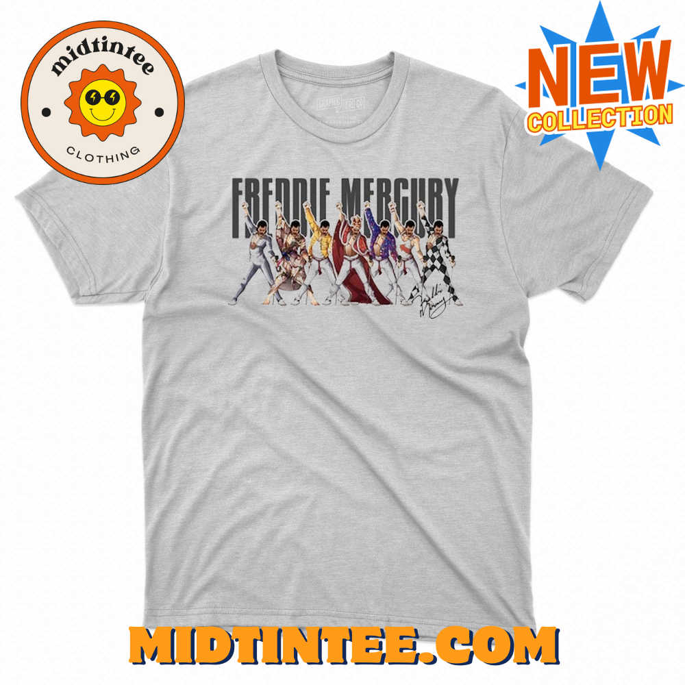 Freddie Mercury Dancing Signature Unisex T-Shirt 30Uf093859 – Utopia Fashion