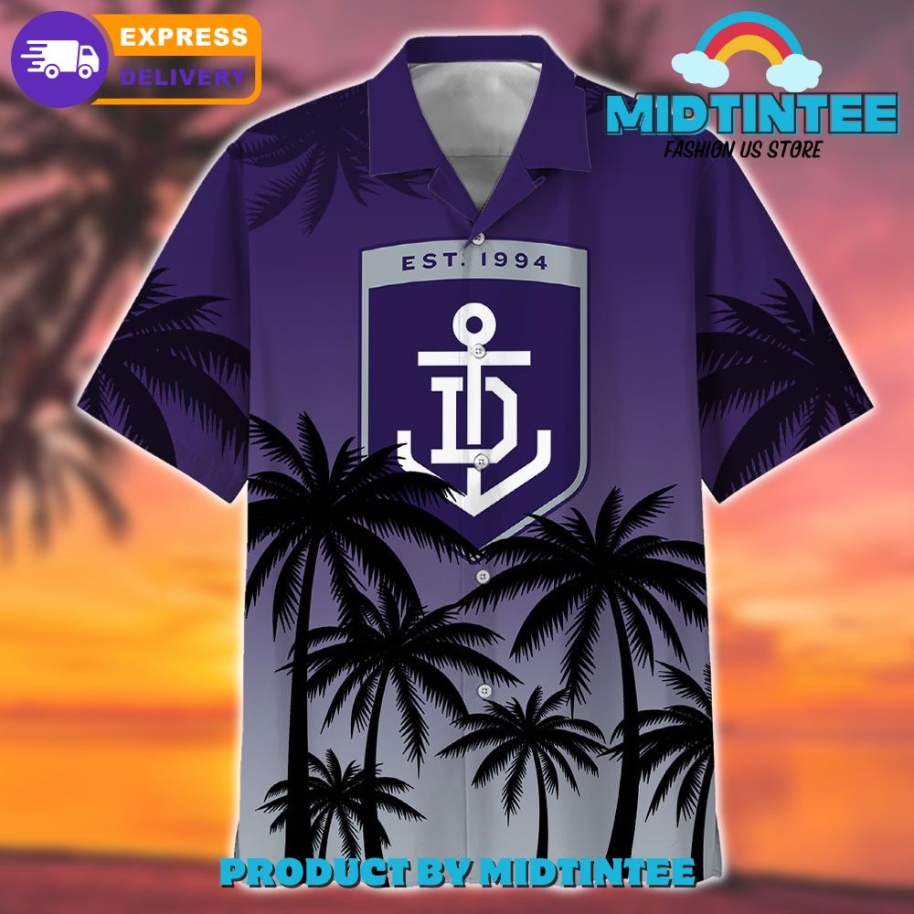 Fremantle Dockers Afl Summer Hawaiian Shirt 30Uf092826 – Utopia Fashion