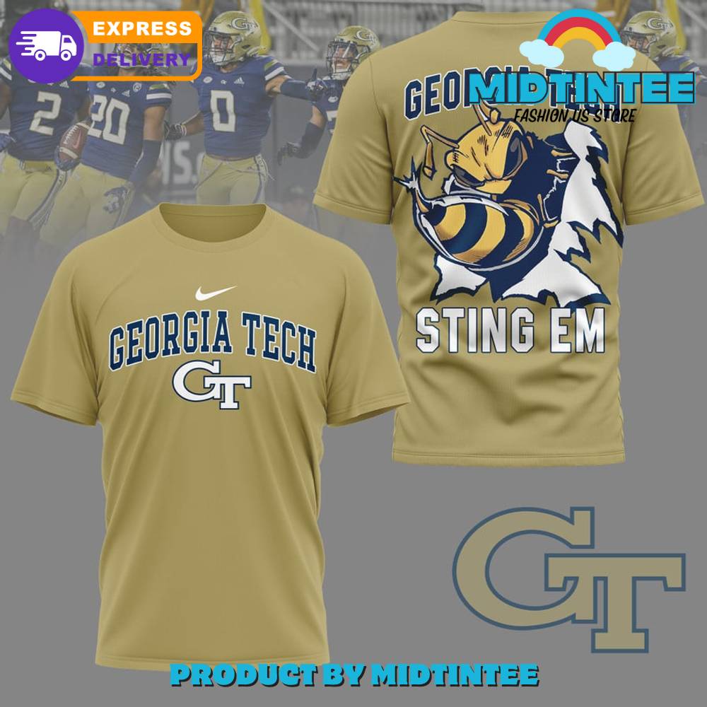 Georgia Tech Yellow Jackets Football Gold Shirt 30Uf094794 – Utopia Fashion