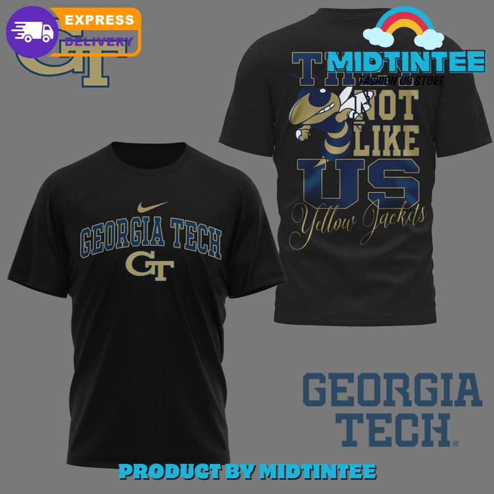 Georgia Tech Yellow Jackets They Not Like Us Black Shirt 30Uf094796 – Utopia Fashion