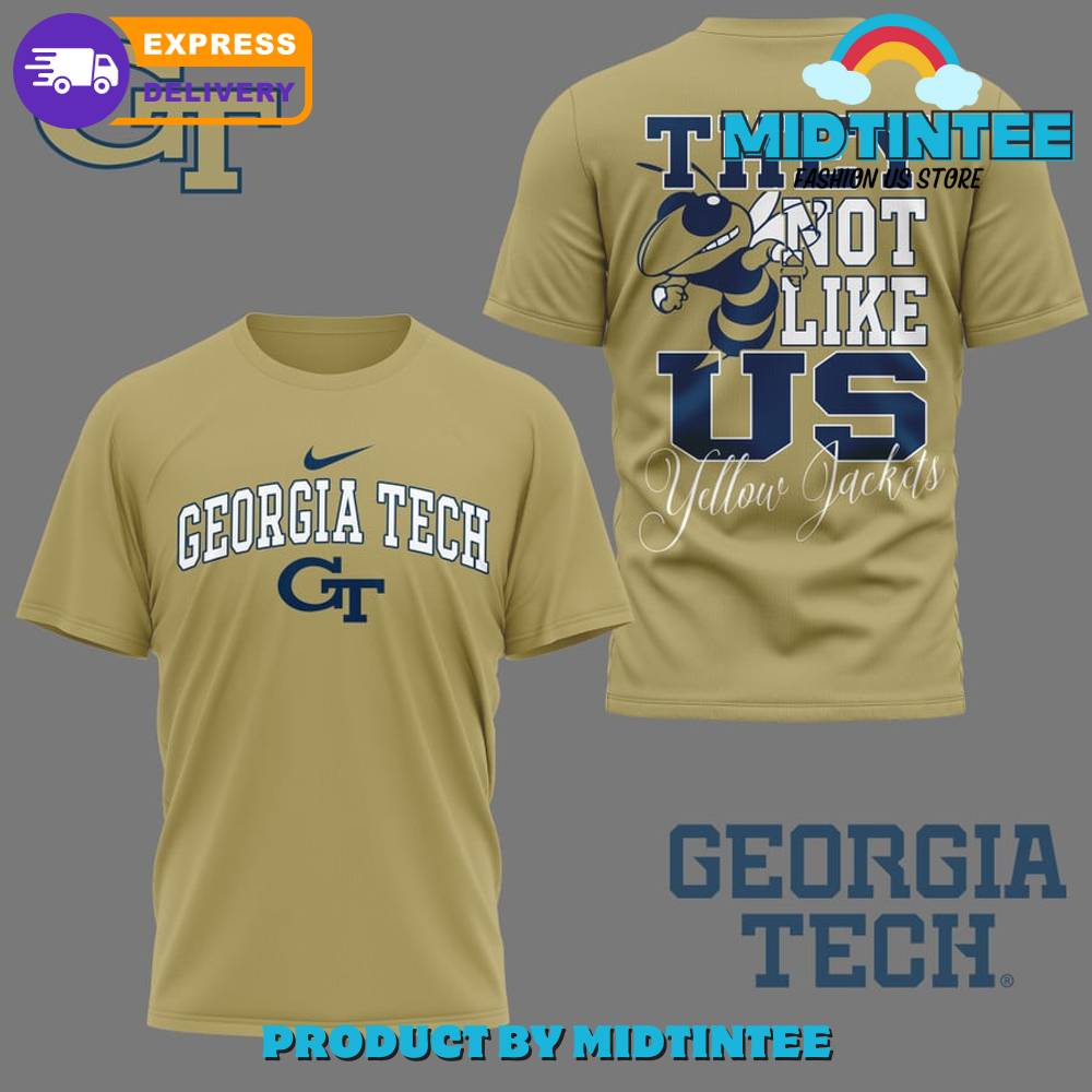 Georgia Tech Yellow Jackets They Not Like Us Gold Shirt 30Uf094797 – Utopia Fashion