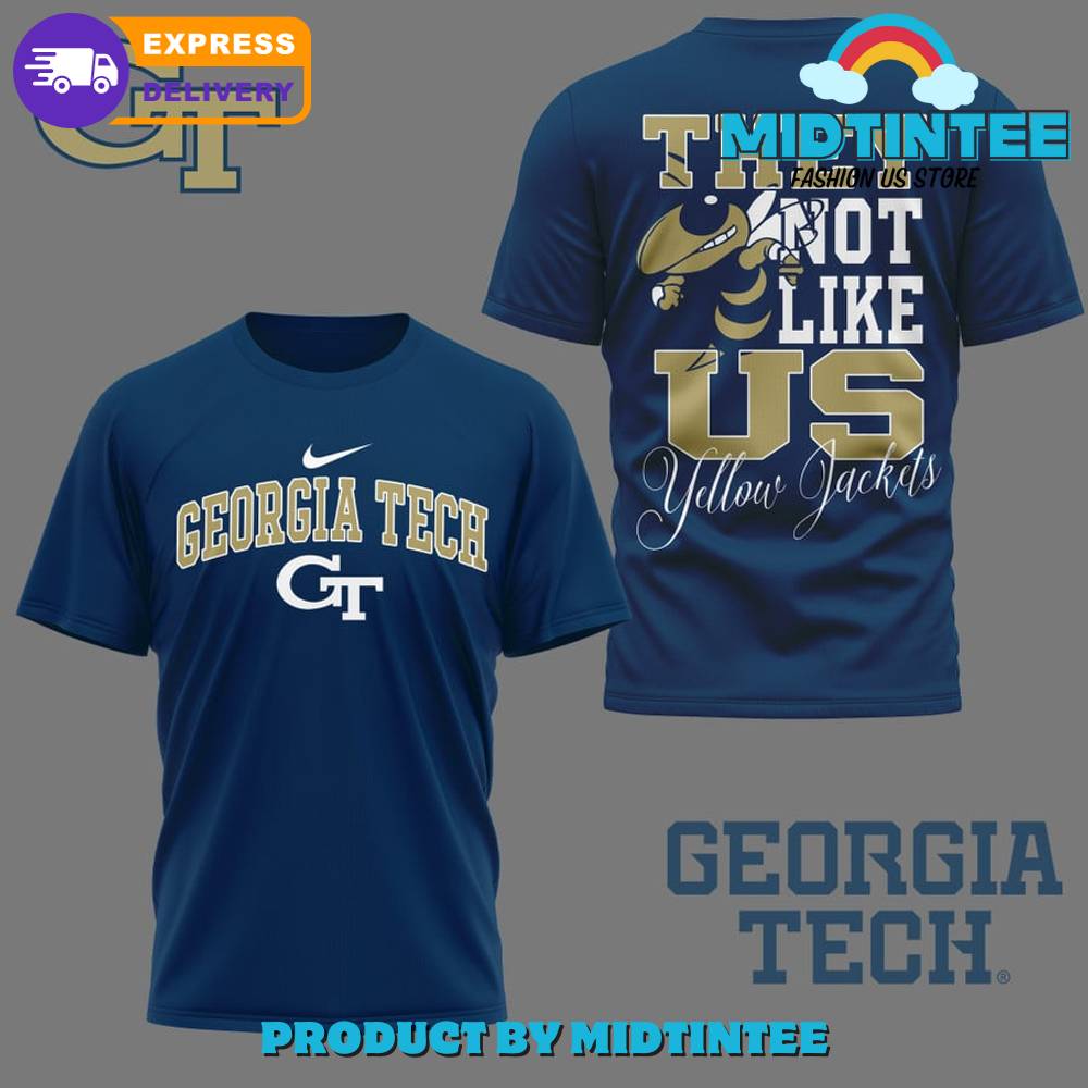 Georgia Tech Yellow Jackets They Not Like Us Navy Shirt 30Uf094798 – Utopia Fashion