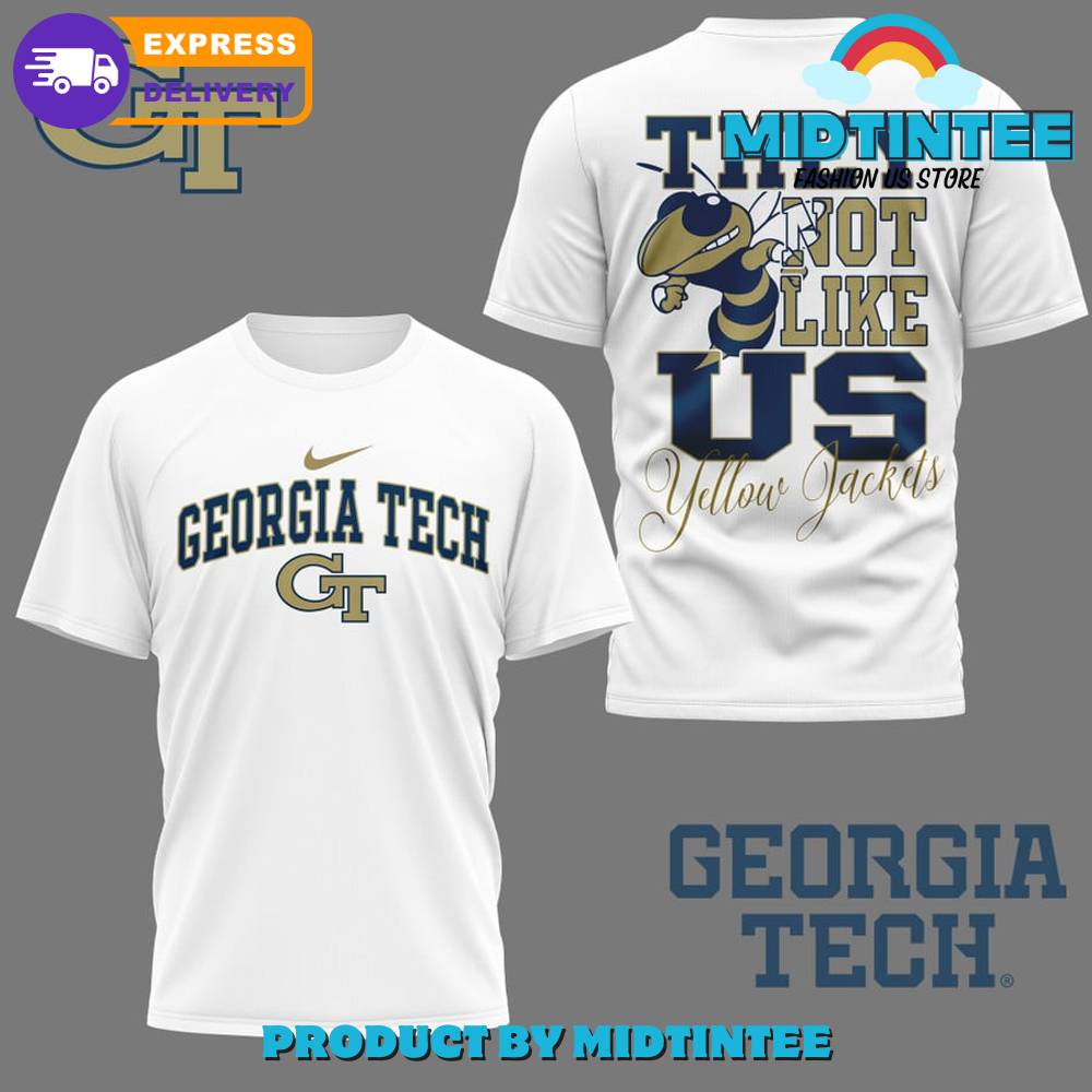 Georgia Tech Yellow Jackets They Not Like Us White Shirt 30Uf094799 – Utopia Fashion