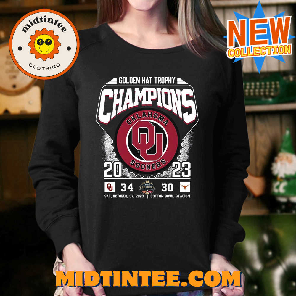 Golden Hat Trophy Champions Oklahoma Sooners T-Shirt 30Uf093903 – Utopia Fashion