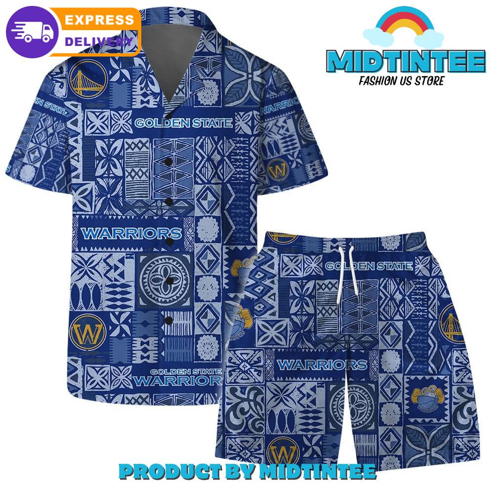 Golden State Warriors Team Tropical Pattern Combo Hawaiian Set 30Uf092846 – Utopia Fashion