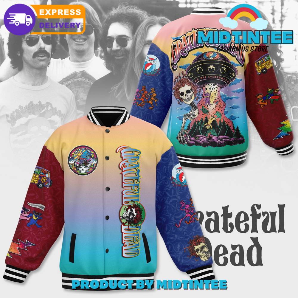 Grateful Dead Band Limited Edition Baseball Jacket 30Uf092194 – Utopia Fashion