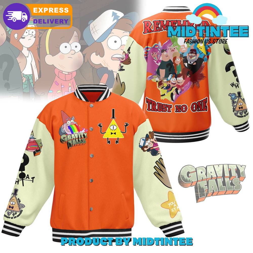 Gravity Falls Remember Trust No One Baseball Jacket 30Uf092196 – Utopia Fashion