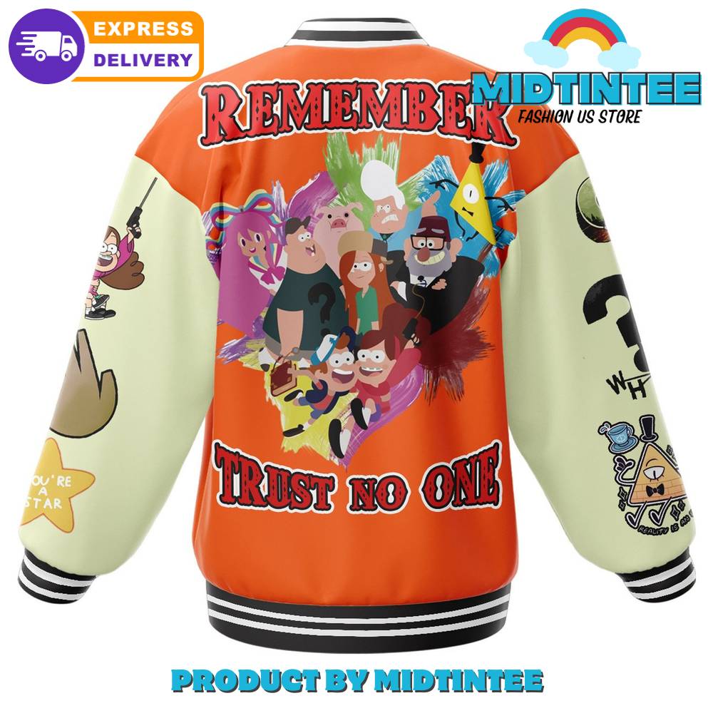 Gravity Falls Remember Trust No One Baseball Jacket 30Uf092196 – Utopia Fashion