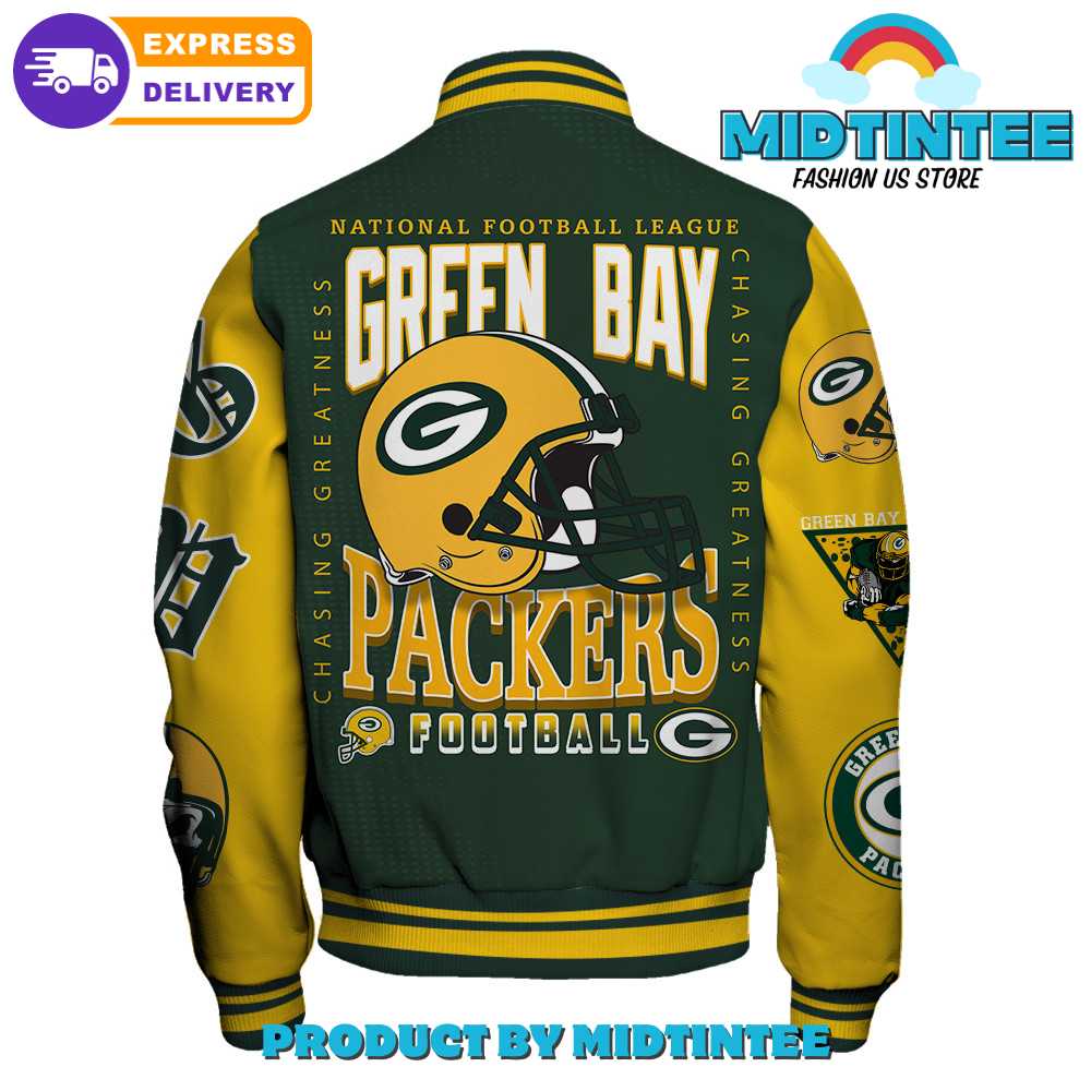 Green Bay Packers Nfl National Football Conference Varsity Jacket 30Uf092199 – Utopia Fashion