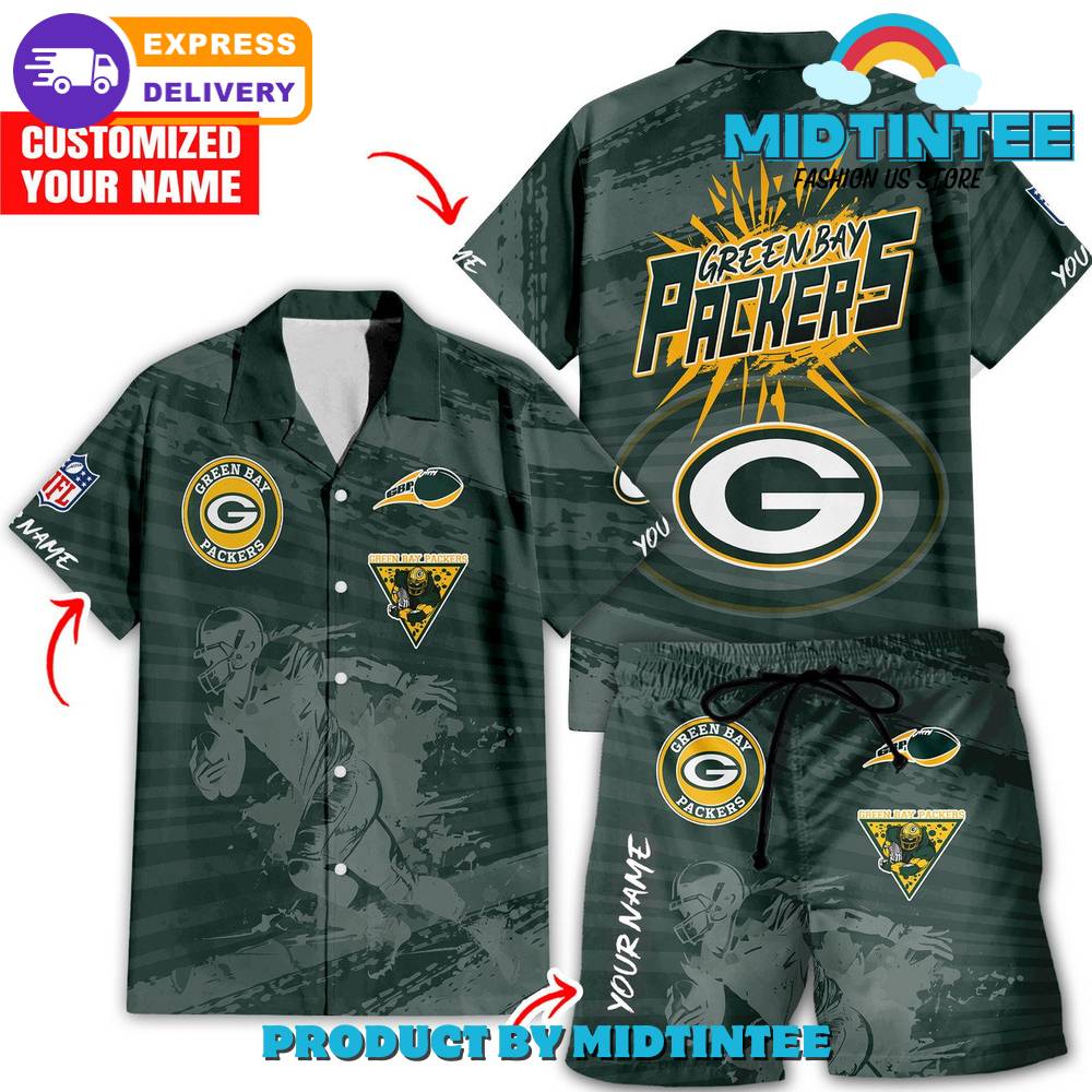 Green Bay Packers Personalized Combo Hawaiian Shirt And Short 30Uf092856 – Utopia Fashion