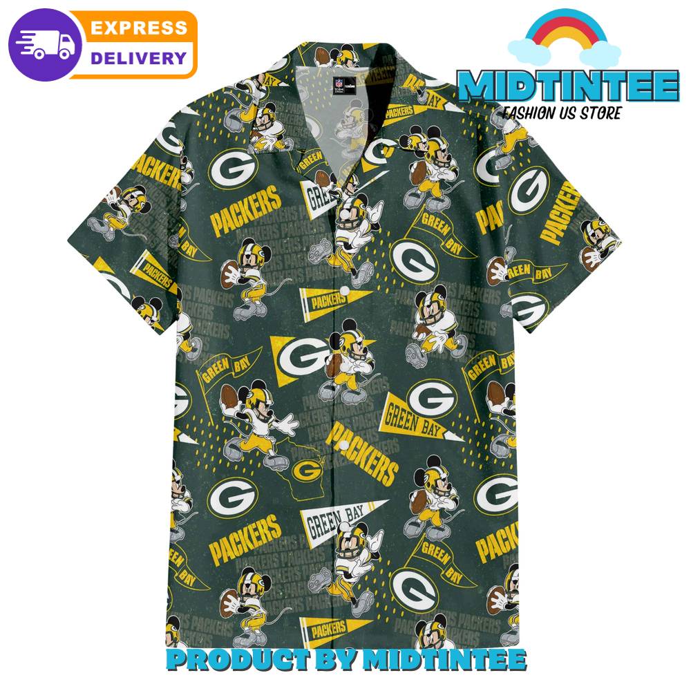 Green Bay Packers X Mickey Mouse Hawaiian Shirt And Short 30Uf092858 – Utopia Fashion