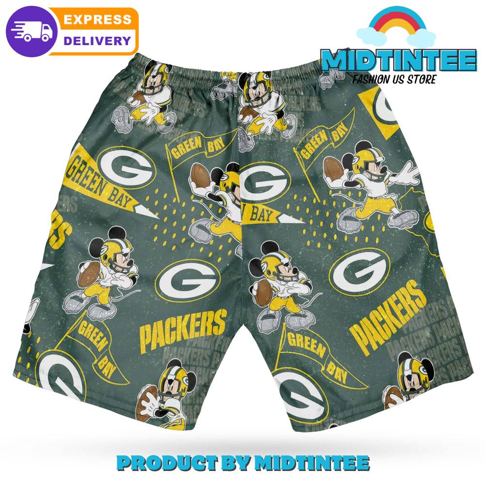 Green Bay Packers X Mickey Mouse Hawaiian Shirt And Short 30Uf092858 – Utopia Fashion