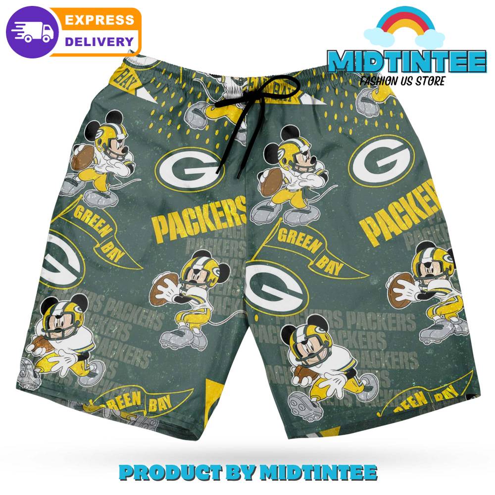 Green Bay Packers X Mickey Mouse Hawaiian Shirt And Short 30Uf092858 – Utopia Fashion