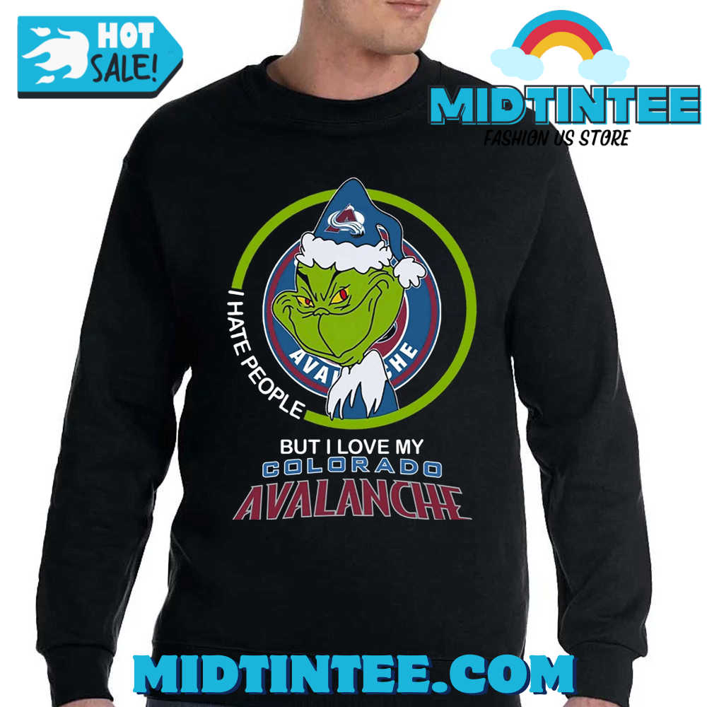 Grinch I Hate People But I Love My Colorado Avalanche T-Shirt 30Uf093922 – Utopia Fashion