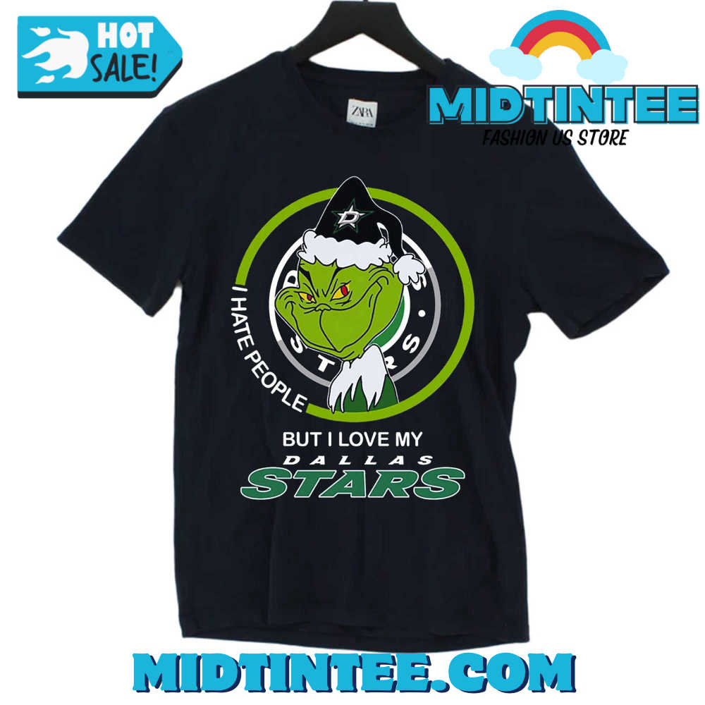 Grinch I Hate People But I Love My Dallas Stars T-Shirt 30Uf093923 – Utopia Fashion