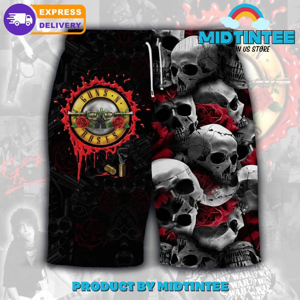 Guns N Roses Customized Combo Hawaiian Shirt And Short 30Uf092860 – Utopia Fashion